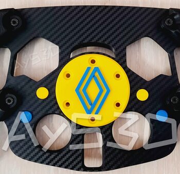 MOD F1 Fórmula 1 RENAULT para Volante Logitech G29 y G923 de PS PlayStation y PC