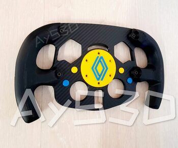 MOD F1 Fórmula 1 RENAULT para Volante Logitech G29 y G923 de PS PlayStation y PC