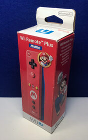 Wii Remote with MotionPlus Inside rojo Mario EN CAJA RVL-036 con correa y funda 