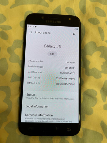 Samsung galaxy J5 2017 for sale