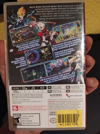 Azure Striker GUNVOLT: STRIKER PACK Nintendo Switch