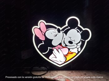 Lampara Led Usb minie y Mickey Disney