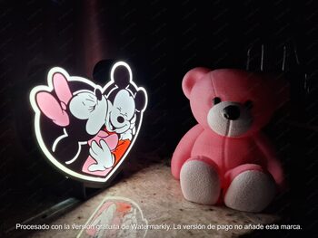 Lampara Led Usb minie y Mickey Disney