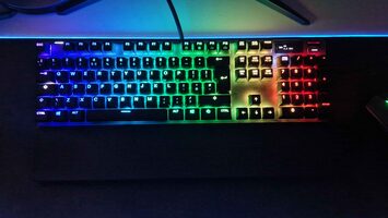 Žaidimų klaviatūra SteelSeries Apex 7 Brown Switch , EN kalba, juoda