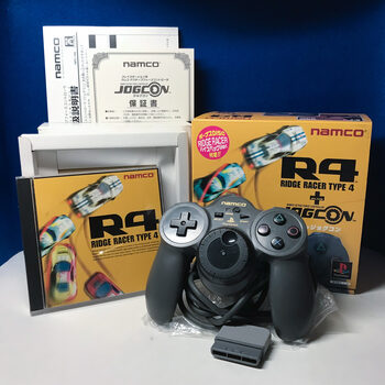 R4 Ridge Racer Type 4 + Mando JogCon PS1 NUEVO NTSC-J Japón Play Station