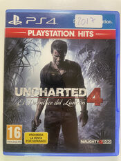 Uncharted 4: A Thief's End (Uncharted 4: El Desenlace Del Ladrón) PlayStation 4