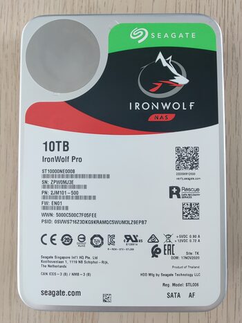 Seagate IronWolf Pro 10 TB HDD Storage