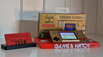 Get LOTE Expositor Doble Game and Watch ZELDA/MARIO