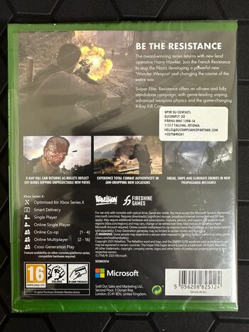 Sniper Elite: Resistance Xbox Series X