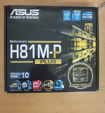 combo placa base asus h81m-p plus + i5 4590 + 8g ram ddr3 1333 mhz