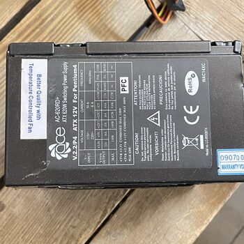 ACE AC-620RD+ 620W PSU Maitinimo blokas