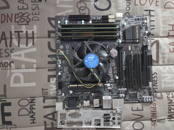Parduodamas komplektas MB+CPU+RAM