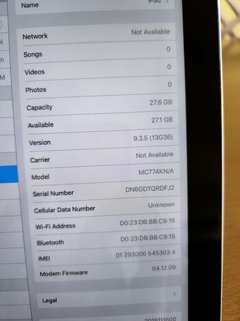 iPad 2 A1396 32gb WiFi+gsm /2011 for sale