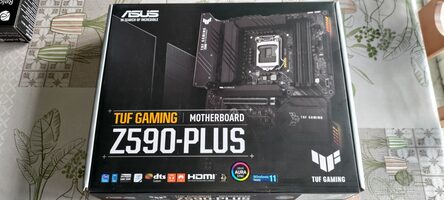 Asus TUF GAMING Z590-PLUS Intel Z590 ATX DDR4 LGA1200 2 x PCI-E x16 Slots Motherboard