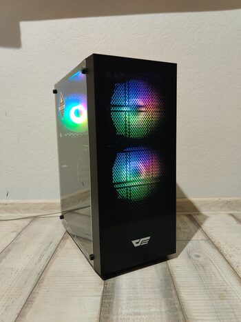 Galingas Biudžetinis Kompiuteris Ryzen 5 2600 + RX 5600 XT 16GB RAM NVME + HDD