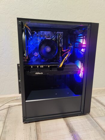 Galingas Biudžetinis Kompiuteris Ryzen 5 2600 + RX 5600 XT 16GB RAM NVME + HDD