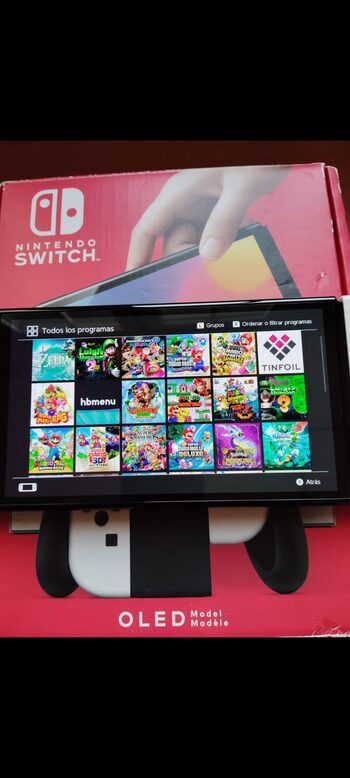 NINTENDO SWITCH OLED PIRAT@ + 256gb sd