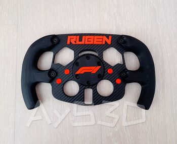 MOD F1 Formula 1 PERSONALIZADO con TU NOMBRE para Volante Logitech G29 y G923 Ps