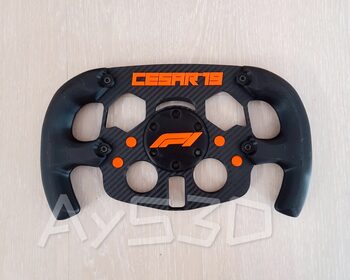 MOD F1 Formula 1 PERSONALIZADO con TU NOMBRE para Volante Logitech G29 y G923 Ps