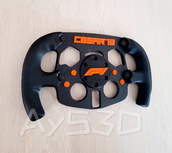 MOD F1 Formula 1 PERSONALIZADO con TU NOMBRE para Volante Logitech G29 y G923 Ps