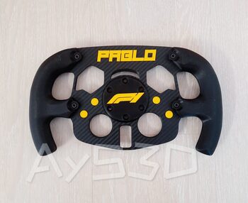 MOD F1 Formula 1 PERSONALIZADO con TU NOMBRE para Volante Logitech G29 y G923 Ps