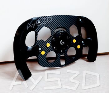 MOD F1 Fórmula 1 para Volante Logitech G29 y G923 de PS PlayStation Amarillo