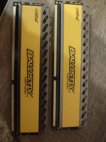 Crucial Ballistix 16 GB (2 x 8 GB) DDR3-1600 Black / Yellow PC RAM