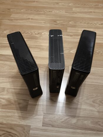 3 x Xbox 360 Slim S Slim E Black dalims dalys dalimis