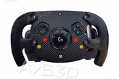 Redeem MOD F1 Fórmula 1 para Volante Logitech G920 de Xbox y PC Agarres color Rojo