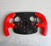 Get MOD F1 Fórmula 1 para Volante Logitech G920 de Xbox y PC Agarres color Rojo