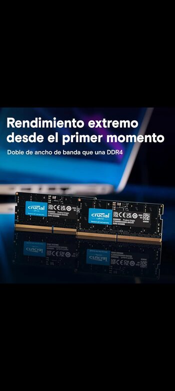 Crucial RAM 32GB DDR5 5600MHz SODIMM /