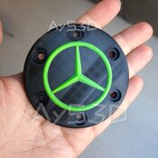 TAPA CENTRAL MERCEDES Center Cap para Volante Logitech G29 G923 G920 G27 Ps Xbox for sale