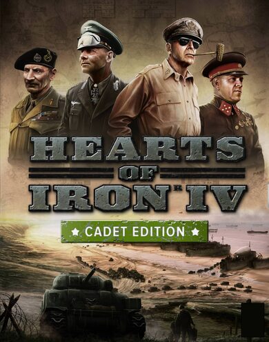 E-shop Hearts of Iron IV: Cadet Edition Steam Key EUROPE