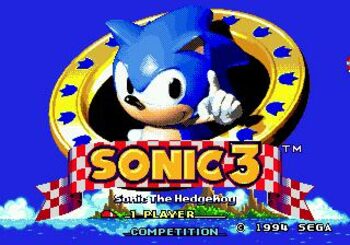 Sonic the Hedgehog 3 (1994) SEGA Mega Drive