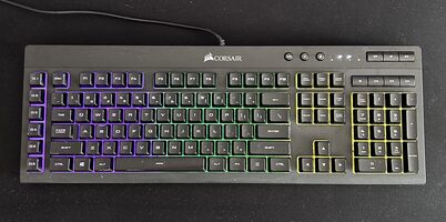 Corsair Gaming K55 RGB USB Klaviatūra