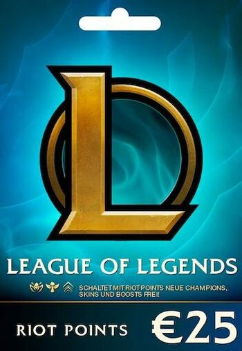 League of Legends Gift Card 25€ - EU WEST Alleen server