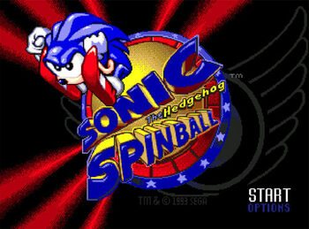 Sonic Spinball SEGA Mega Drive