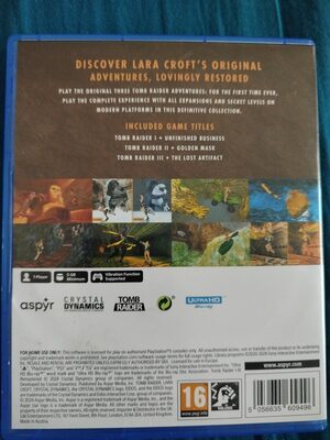 Tomb Raider I-III Remastered PlayStation 5