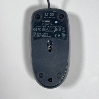 Logitech M100 Optical USB Mouse with Ambidextrous Design