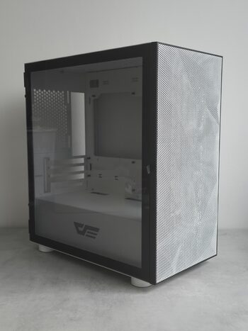 darkFlash DLM 21 Mesh MicroATX Mini Tower White PC Case