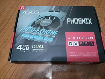 Asus Radeon RX 550 - 512 4 GB 1100-1183 Mhz PCIe x16 GPU