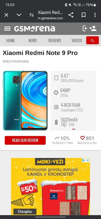 Buy Xiaomi Redmi Note 9 Pro 128GB Tropical Green