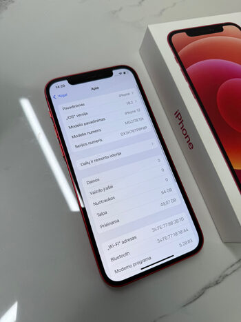 Apple iPhone 12 64GB Red for sale