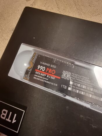 PCIE NVMe M.2 990pro 1trb naujas neišpakuotas.