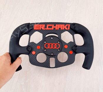 MOD F1 Fórmula 1 PERSONALIZADO con TU NOMBRE + AUDI xa Volante Logitech G29 G923