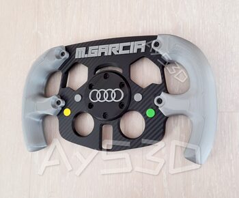 MOD F1 Fórmula 1 PERSONALIZADO con TU NOMBRE + AUDI xa Volante Logitech G29 G923