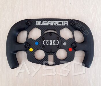 MOD F1 Fórmula 1 PERSONALIZADO con TU NOMBRE + AUDI xa Volante Logitech G29 G923