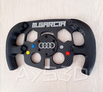 MOD F1 Fórmula 1 PERSONALIZADO con TU NOMBRE + AUDI xa Volante Logitech G29 G923