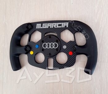 MOD F1 Fórmula 1 PERSONALIZADO con TU NOMBRE + AUDI xa Volante Logitech G29 G923