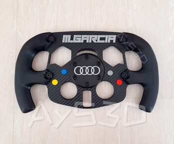 MOD F1 Fórmula 1 PERSONALIZADO con TU NOMBRE + AUDI xa Volante Logitech G29 G923